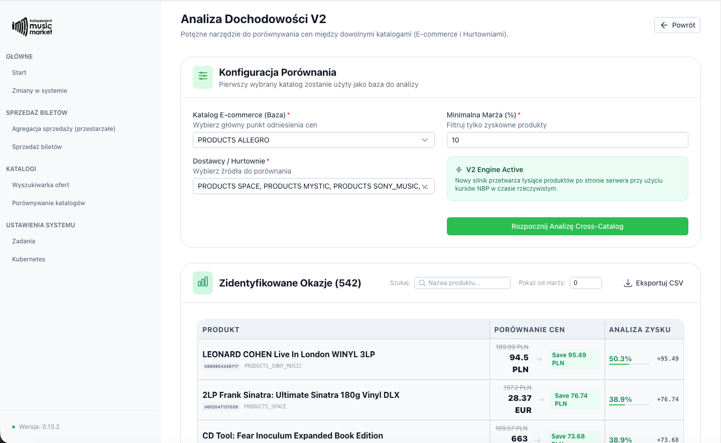 Offer Comparison Engine