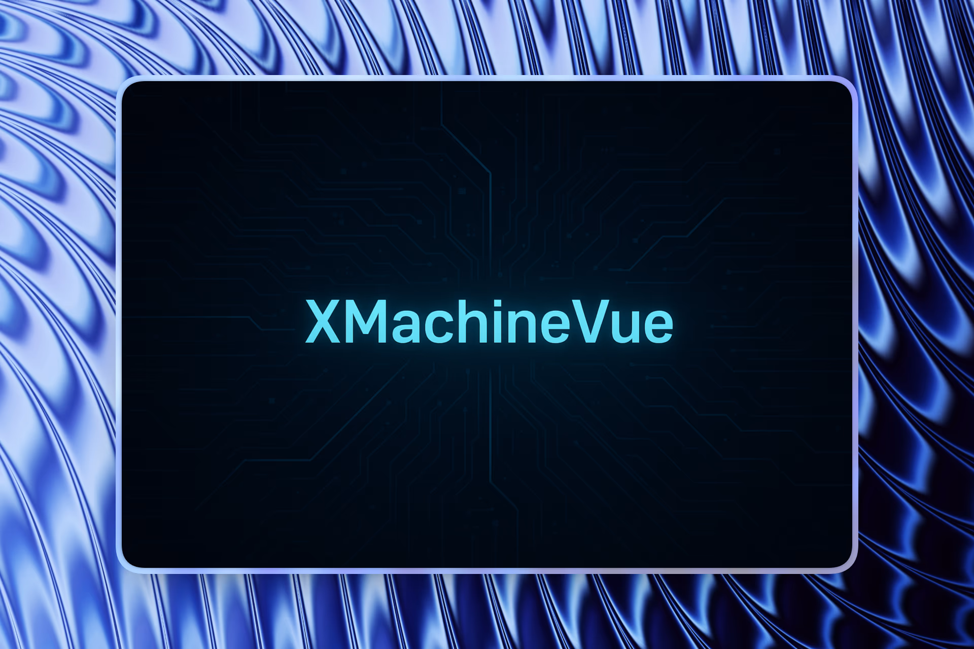 XMachineVue logo - state machine combined with reactive store